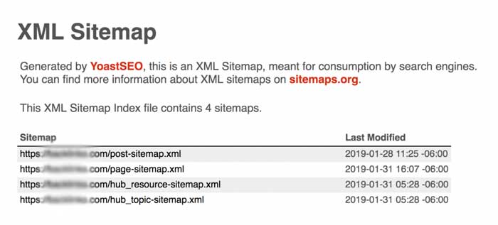 بررسی سایت مپ در XMLsitemaps.com