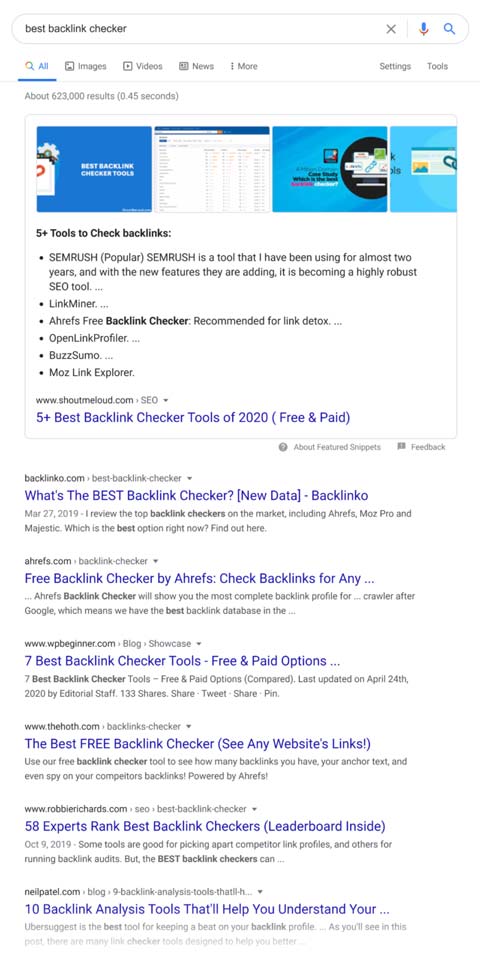 نتایج جستجوی Best backlinkchecker